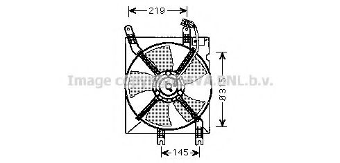 DW7508 PRASCO Fan, radiator