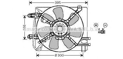 DW7517 PRASCO Fan, radiator