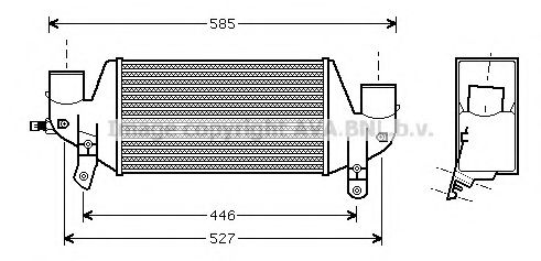 FD4313 PRASCO Intercooler, charger