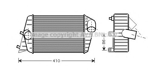 FT4252 PRASCO Intercooler, charger