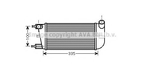 FT4352 PRASCO Intercooler, charger