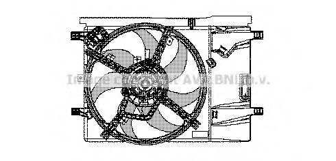 FT7533 PRASCO Cooling System Fan, radiator