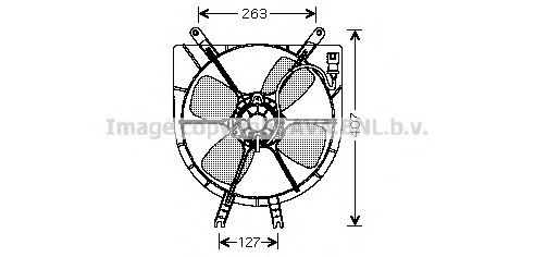 HD7505 PRASCO Fan, radiator