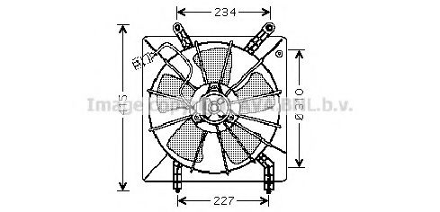 HD7510 PRASCO Fan, radiator