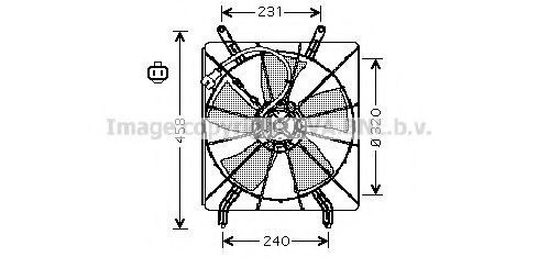 HD7513 PRASCO Fan, radiator