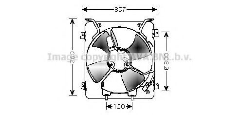 HD7523 PRASCO Fan, radiator