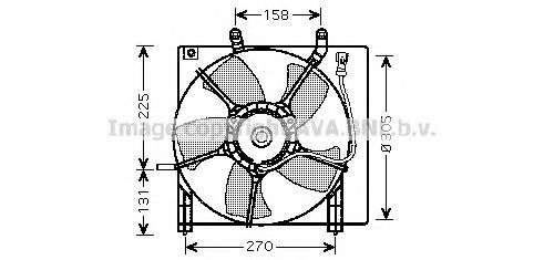 HD7534 PRASCO Fan, radiator