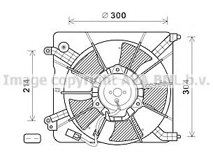 HD7537 PRASCO Fan, radiator