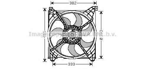 HY7508 PRASCO Fan, radiator