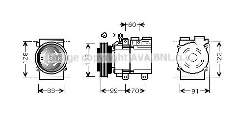 HYAK138 PRASCO Kompressor, Klimaanlage