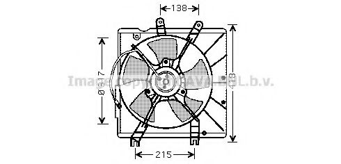KA7504 PRASCO Fan, radiator