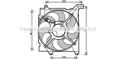 KA7517 PRASCO Fan, radiator