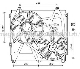 KA7530 PRASCO Fan, radiator