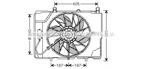 MS7501 PRASCO Fan, radiator