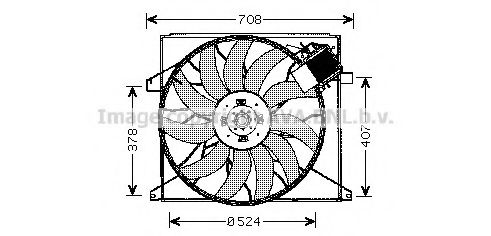 MS7519 PRASCO Fan, radiator