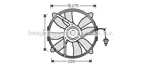 MS7521 PRASCO Fan, radiator
