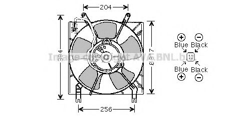 MT7514 PRASCO Cooling System Fan, radiator