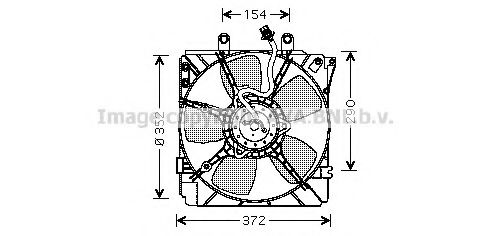 MZ7512 PRASCO Fan, radiator