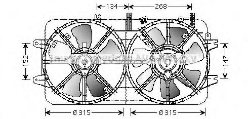 MZ7519 PRASCO Fan, radiator