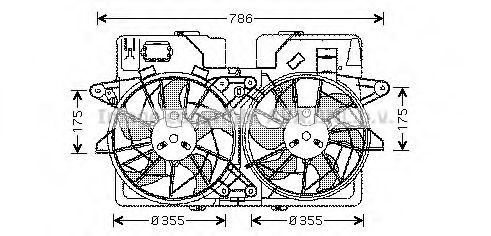 MZ7532 PRASCO Fan, radiator