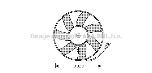 OL7522 PRASCO Fan, A/C condenser