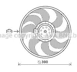 OL7564 PRASCO Fan, radiator