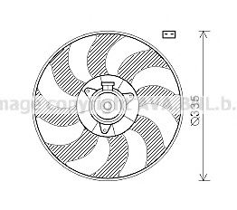 OL7602 PRASCO Fan, radiator