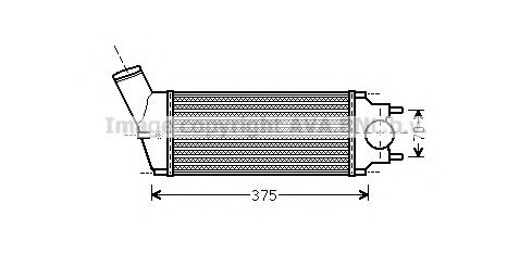 PE4342 PRASCO Intercooler, charger