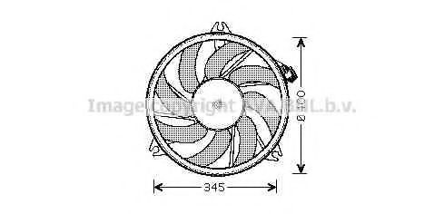 PE7520 PRASCO Fan, radiator