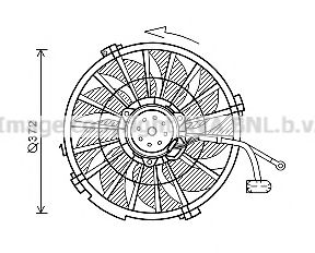 PE7555 PRASCO Fan, radiator
