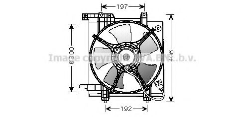 SU7503 PRASCO Fan, radiator