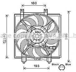 SU7515 PRASCO Fan, radiator
