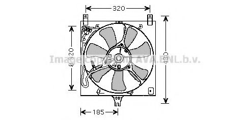 SZ7504 PRASCO Fan, radiator