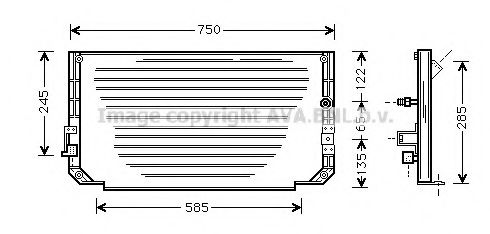 TO5271 PRASCO Air Conditioning Condenser, air conditioning