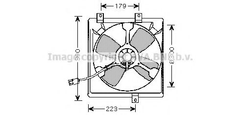 TO7545 PRASCO Fan, radiator