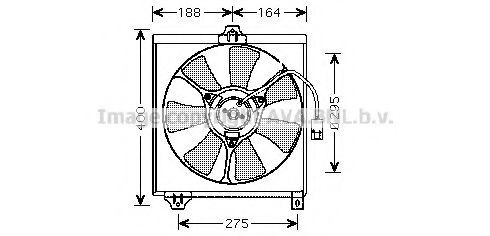 TO7546 PRASCO Fan, A/C condenser