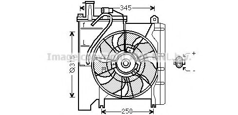 TO7553 PRASCO Fan, radiator