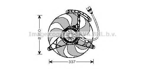 VW7516 PRASCO Fan, radiator