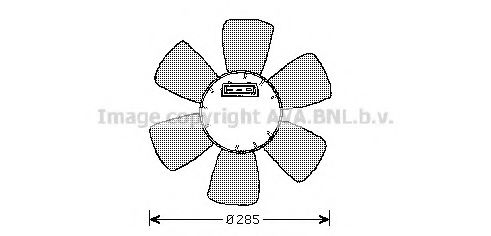 VW7523 PRASCO Cooling System Fan, radiator