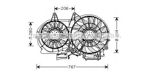 AI7506 PRASCO Fan, radiator