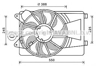 AL7519 PRASCO Fan, radiator