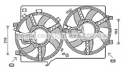 AL7521 PRASCO Fan, radiator