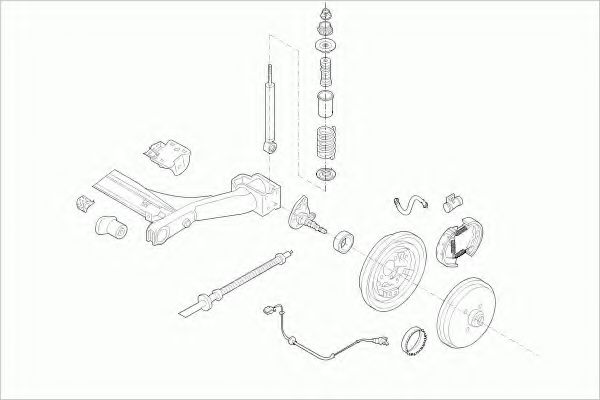 VW-GOLF-RL014 LEMF%C3%96RDER Steering Steering