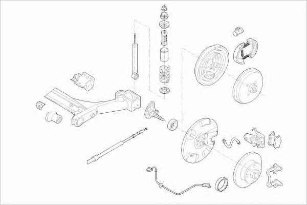 VW-GOLF-RL018 LEMF%C3%96RDER Steering Steering