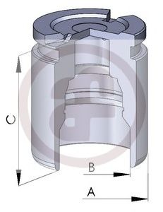 D025126 AUTOFREN+SEINSA Тормозная система Поршень, корпус скобы тормоза