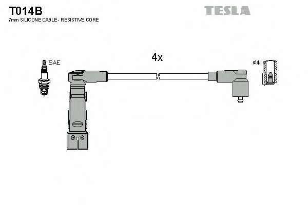 T014B TESLA Ignition Cable Kit