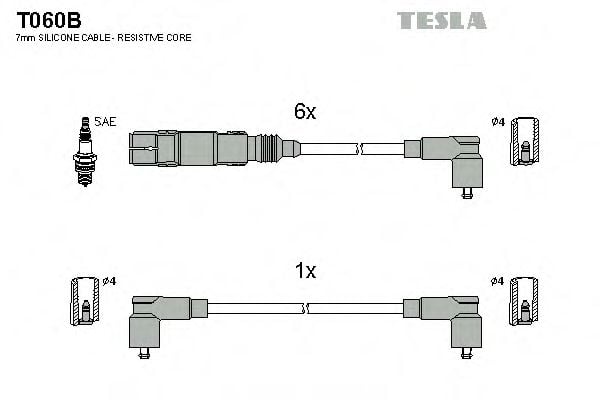 T060B TESLA Ignition Cable Kit