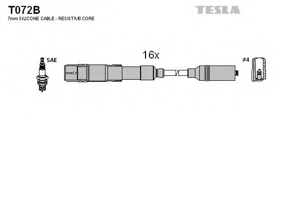 T072B TESLA Ignition Cable Kit