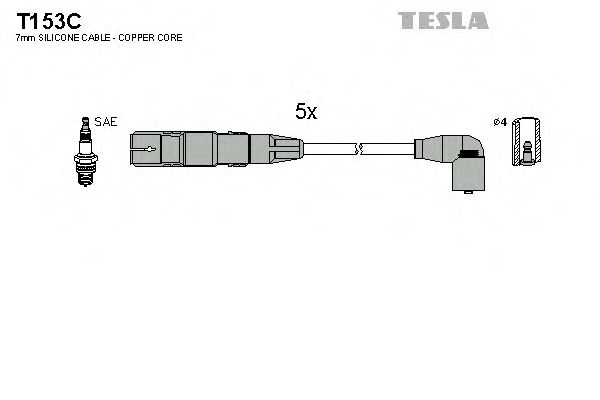 T153C TESLA Ignition Cable Kit