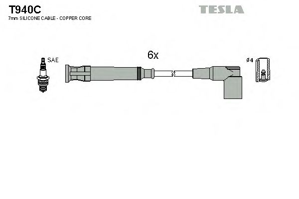 T940C TESLA Ignition Cable Kit